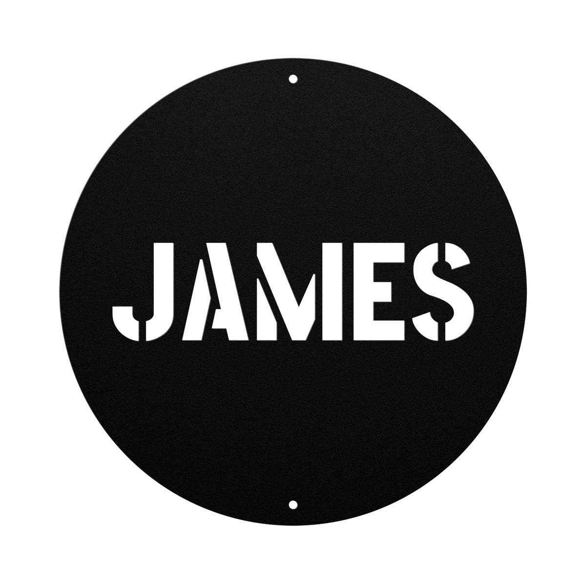 James Family Name Sign