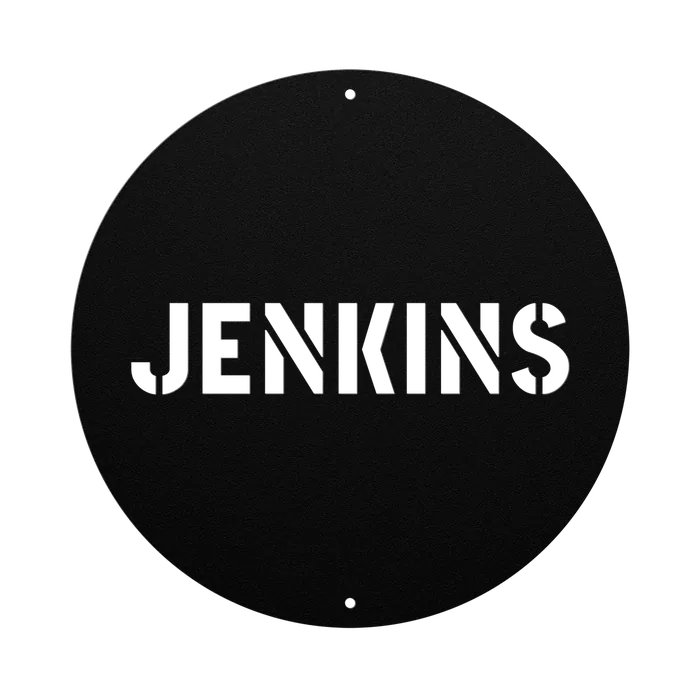 Jenkins Family Name Sign