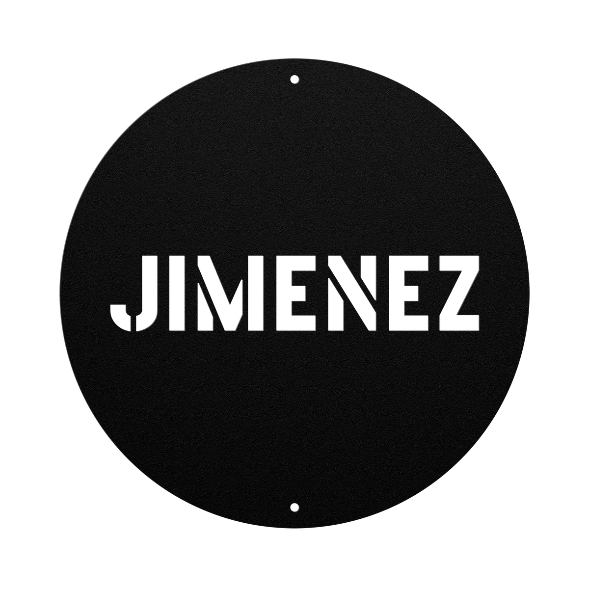 Jimenez Family Name Sign