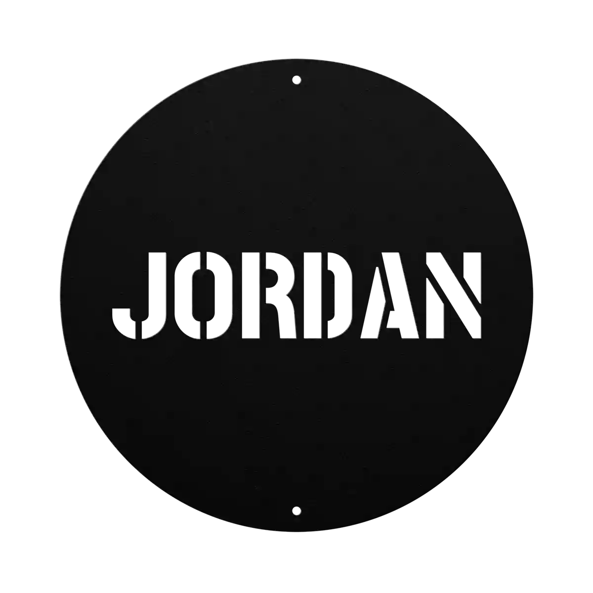 Jordan Family Name Sign