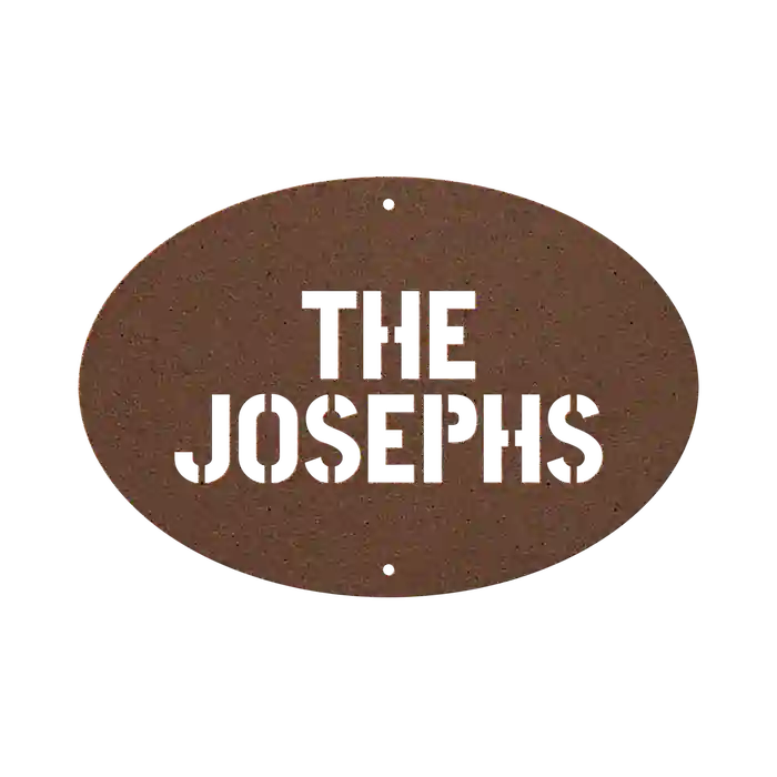 Joseph Family Name Sign