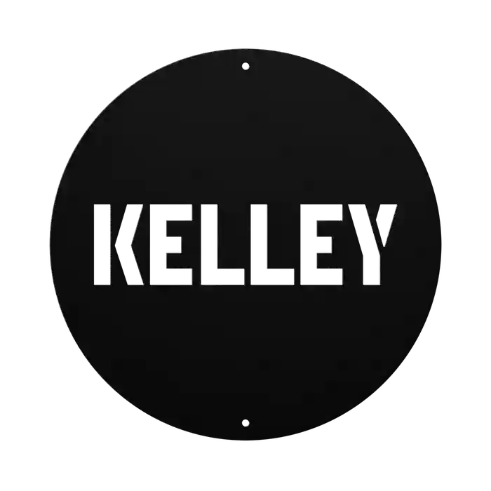 Kelley Family Name Sign