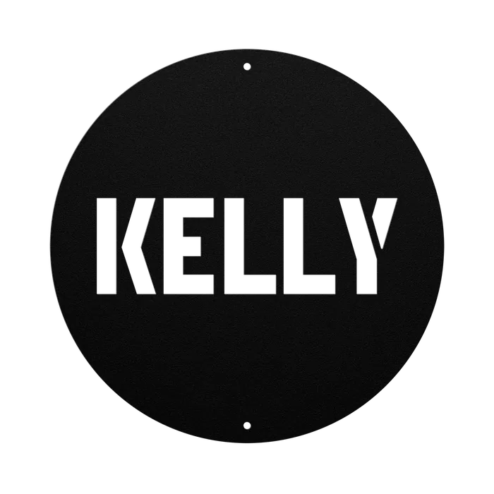 Kelly Family Name Sign