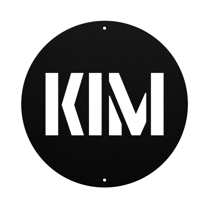 Kim Family Name Sign