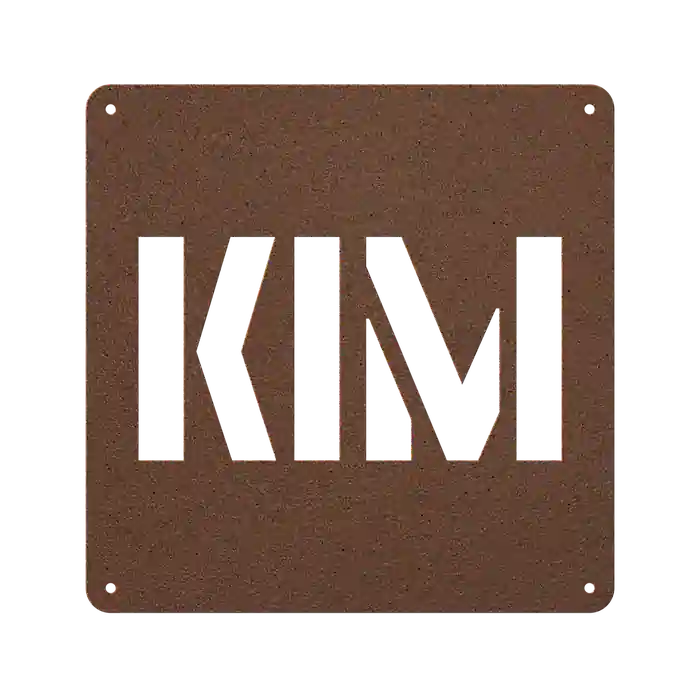 Kim Family Name Sign