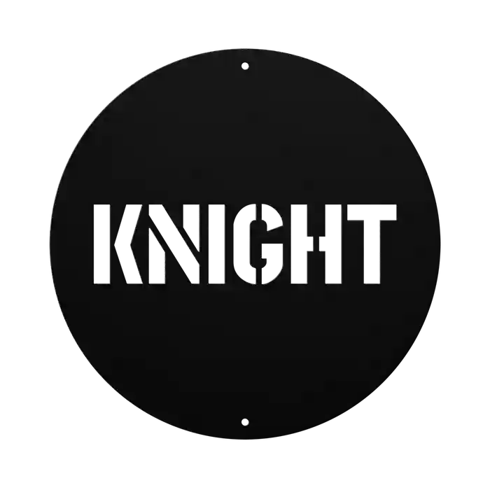 Knight Family Name Sign