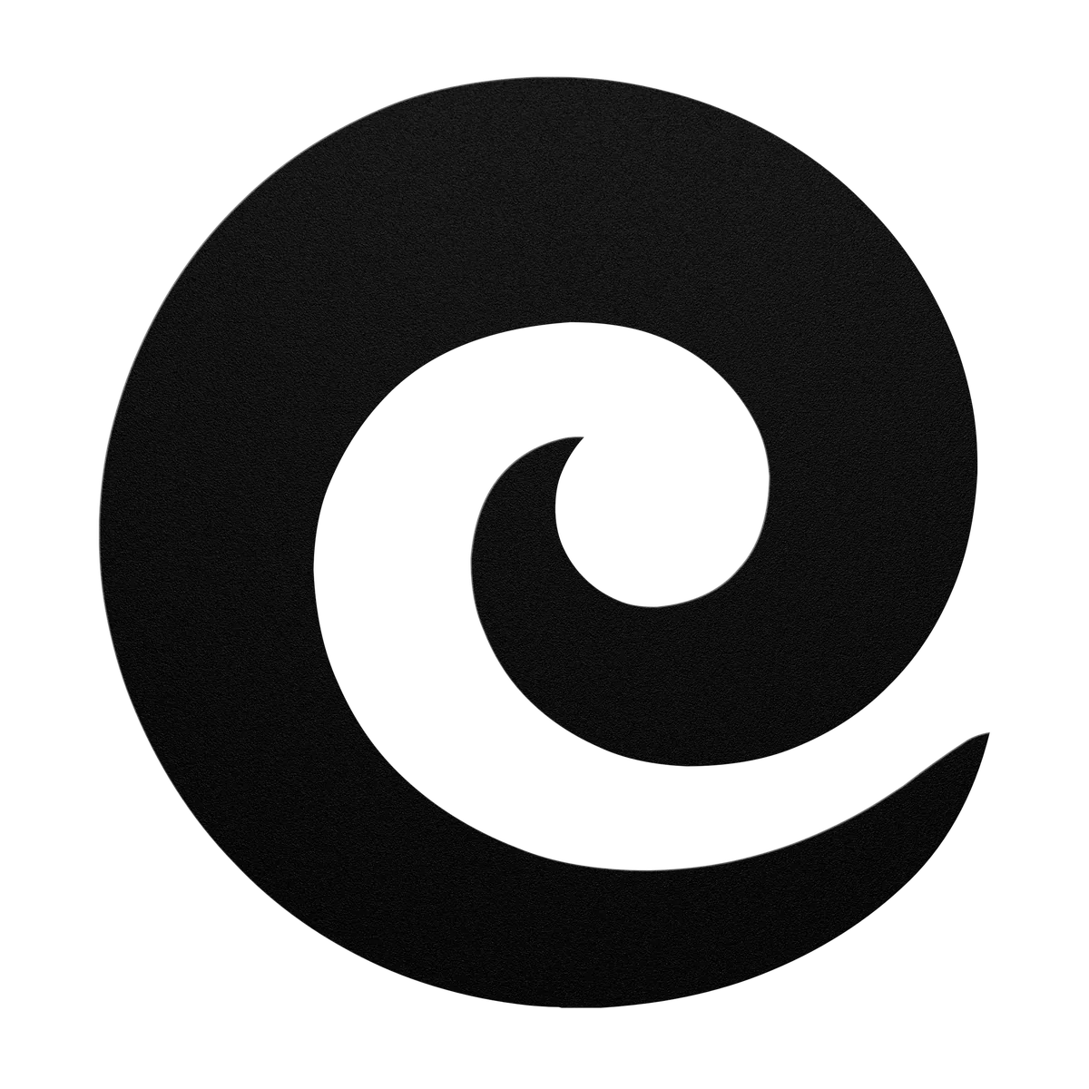 Koru Fern Tail Metal Sign