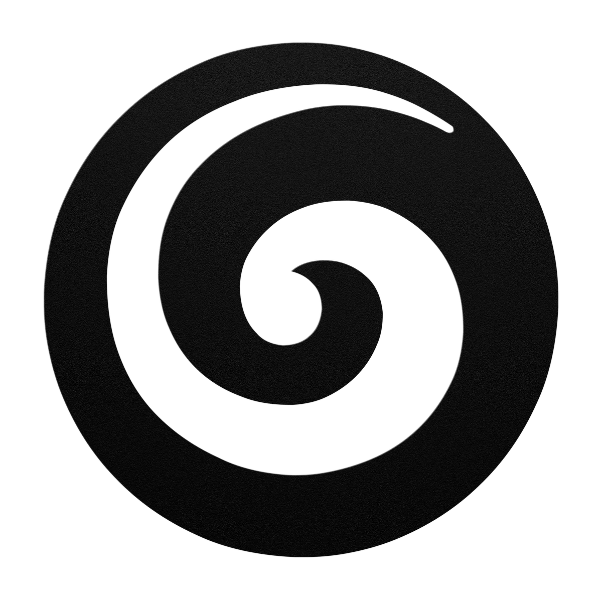 Koru Fine Coil Metal Sign