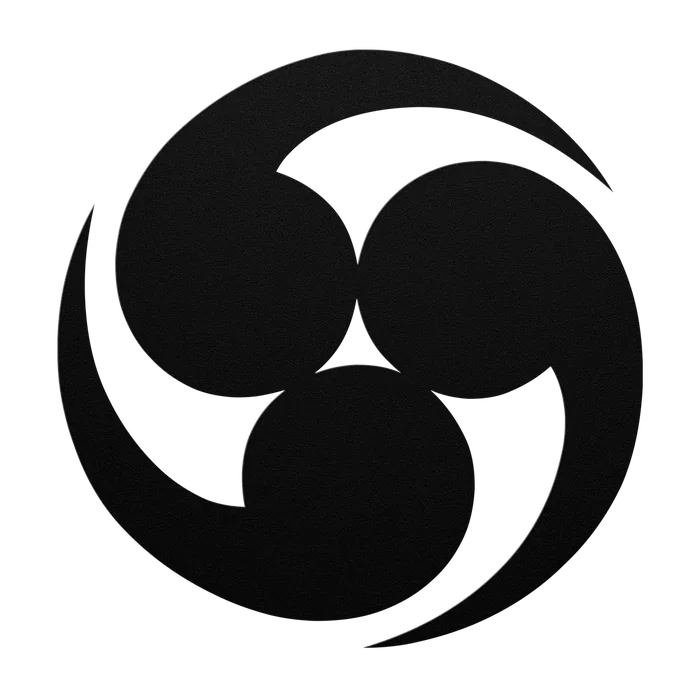 Koru Triple Curl Metal Sign