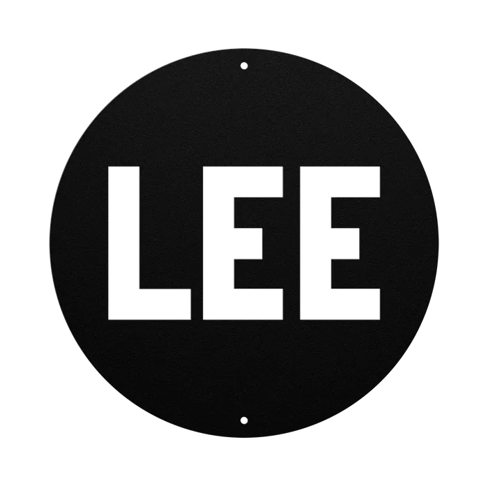 Lee Family Name Sign