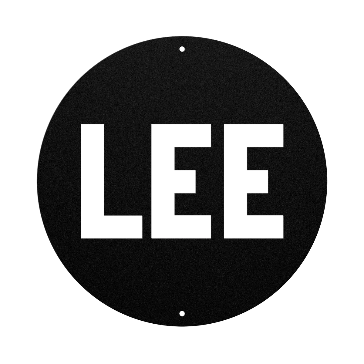 Lee Family Name Sign