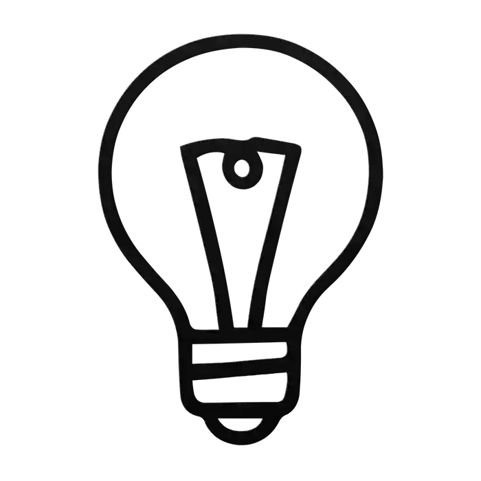 Light Bulb Eyelet Filament Metal Sign