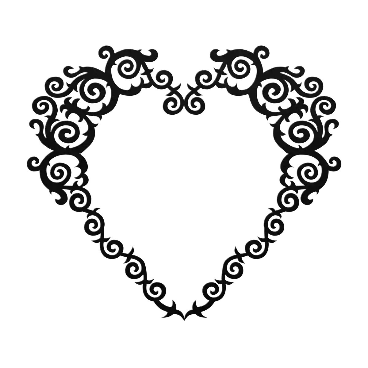 Love Frame Heart Metal Sign