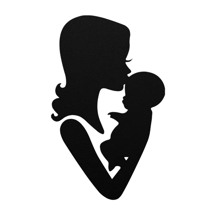 Love Mother And Child Metal Sign