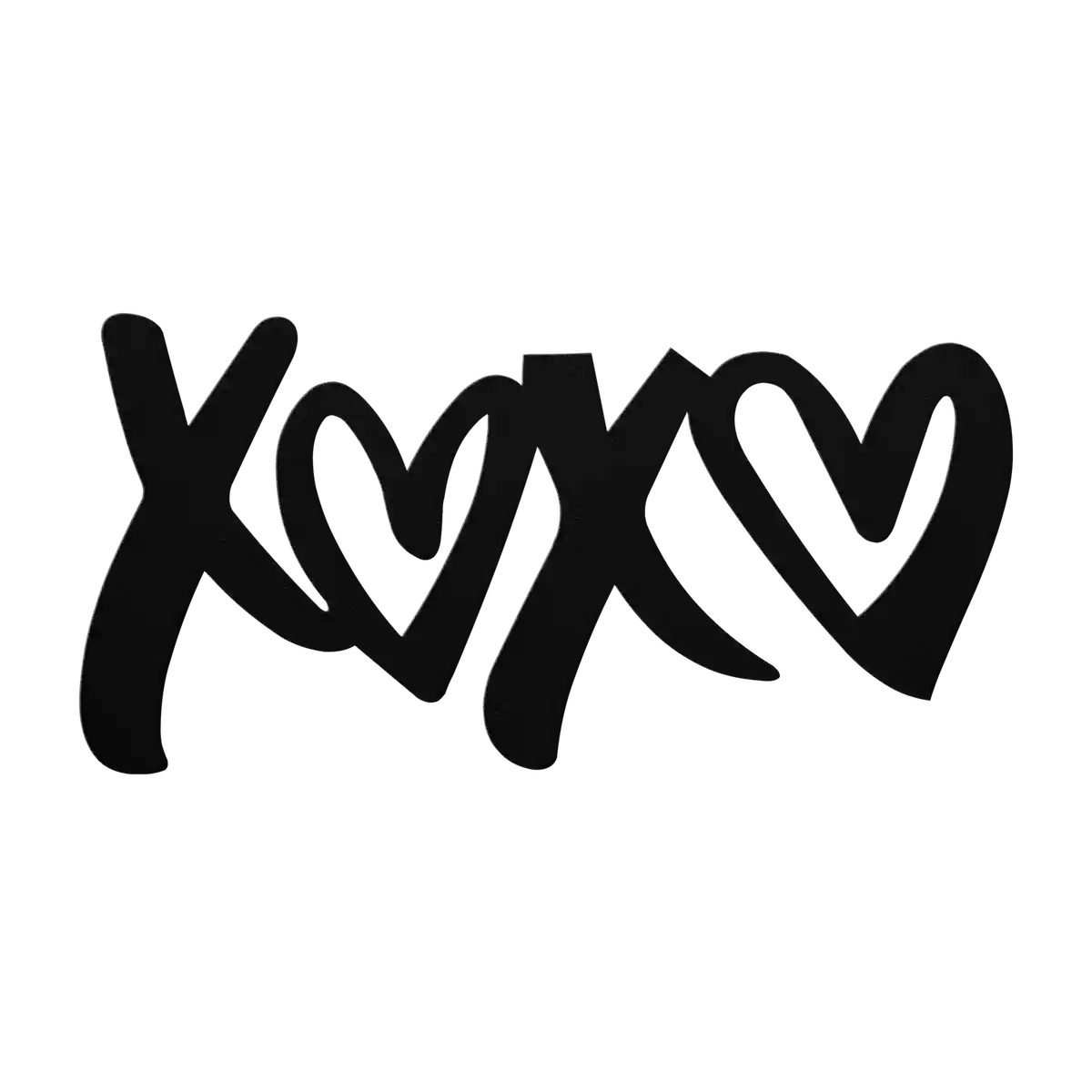 Love XOXO Metal Sign