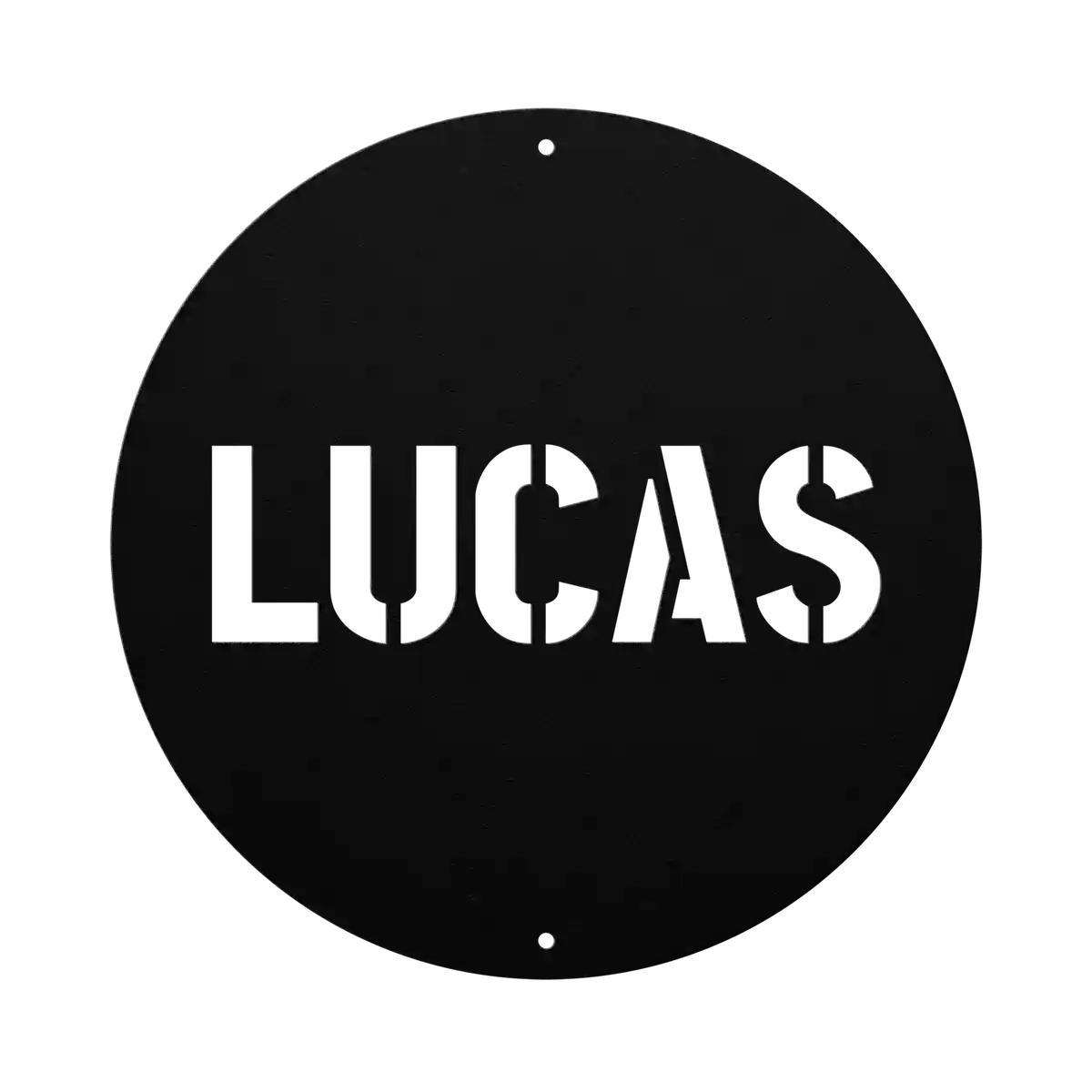 Lucas Family Name Sign