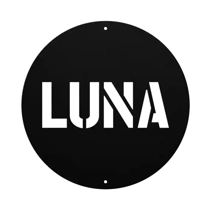 Luna Family Name Sign