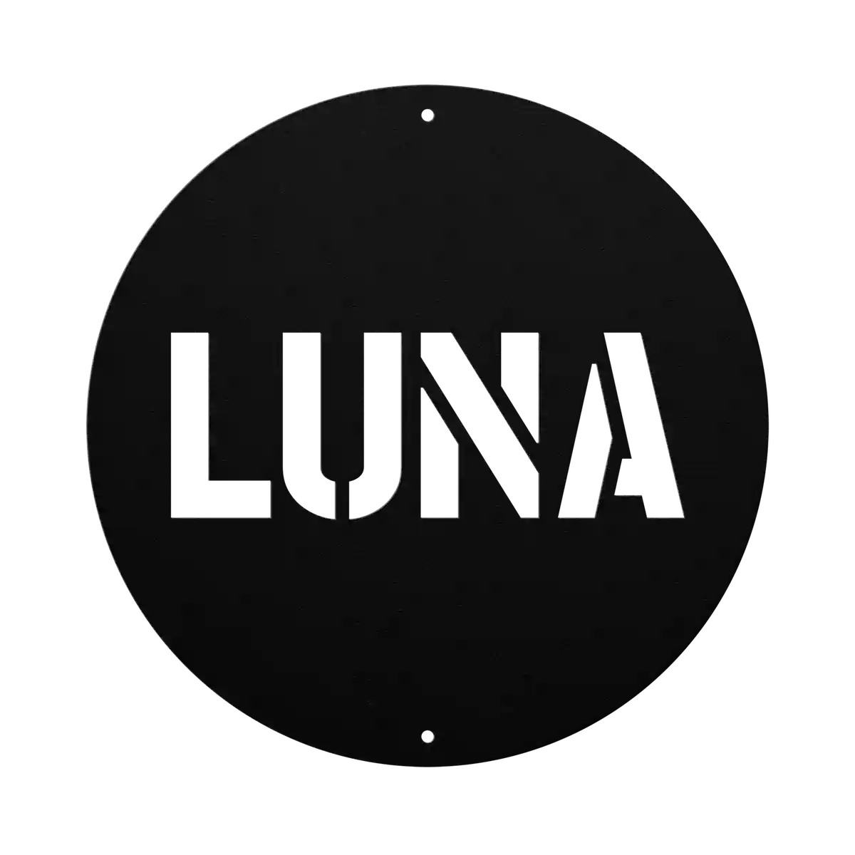 Luna Family Name Sign