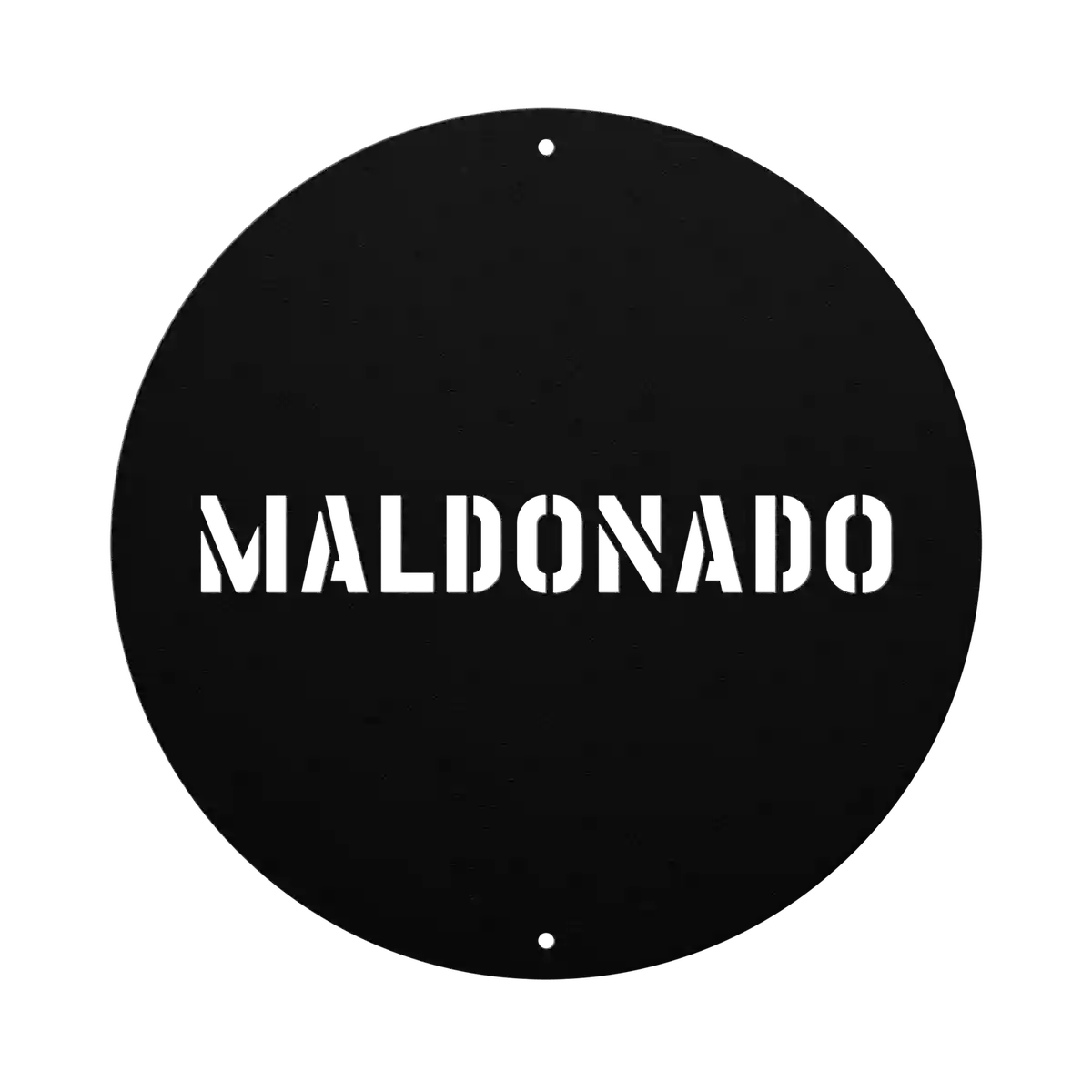 Maldonado Family Name Sign