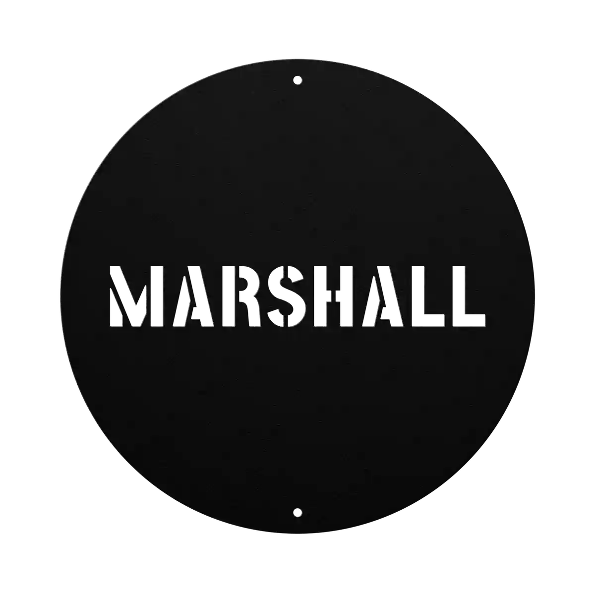 Marshall Family Name Sign