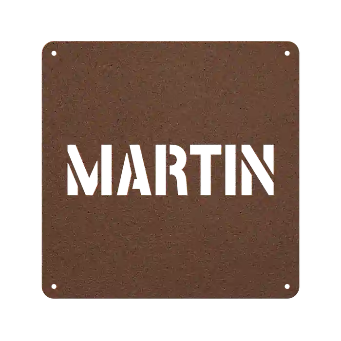Martin Family Name Sign