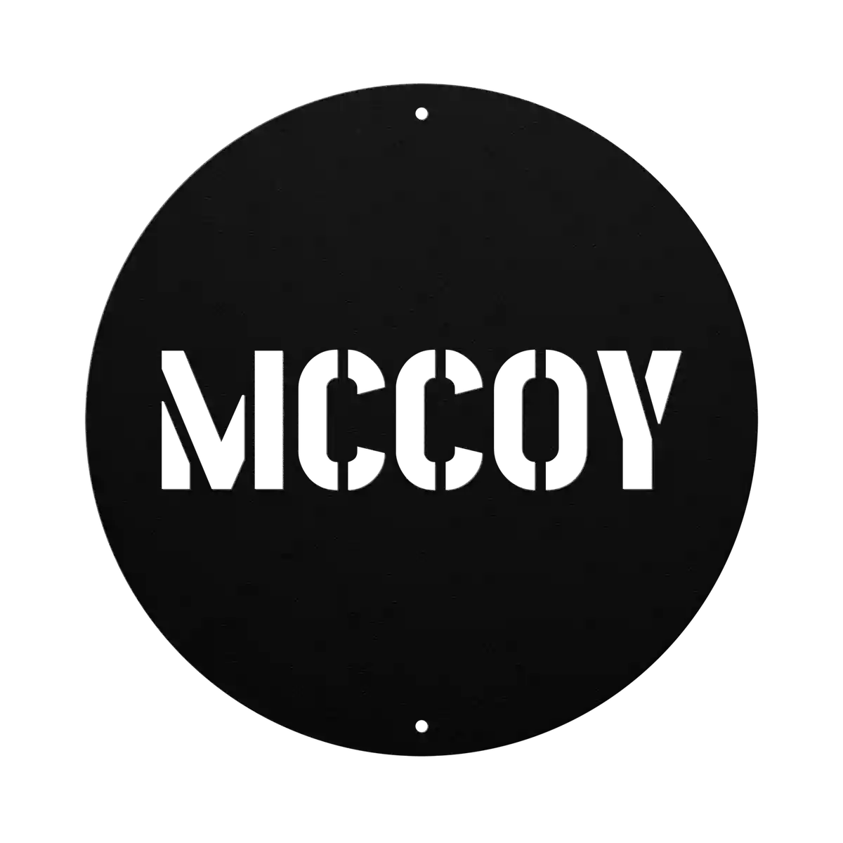 McCoy Family Name Sign