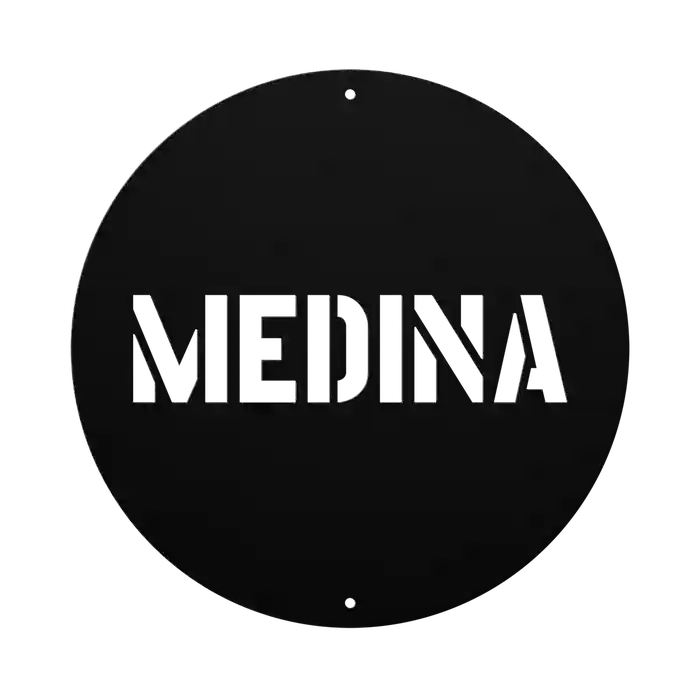Medina Family Name Sign