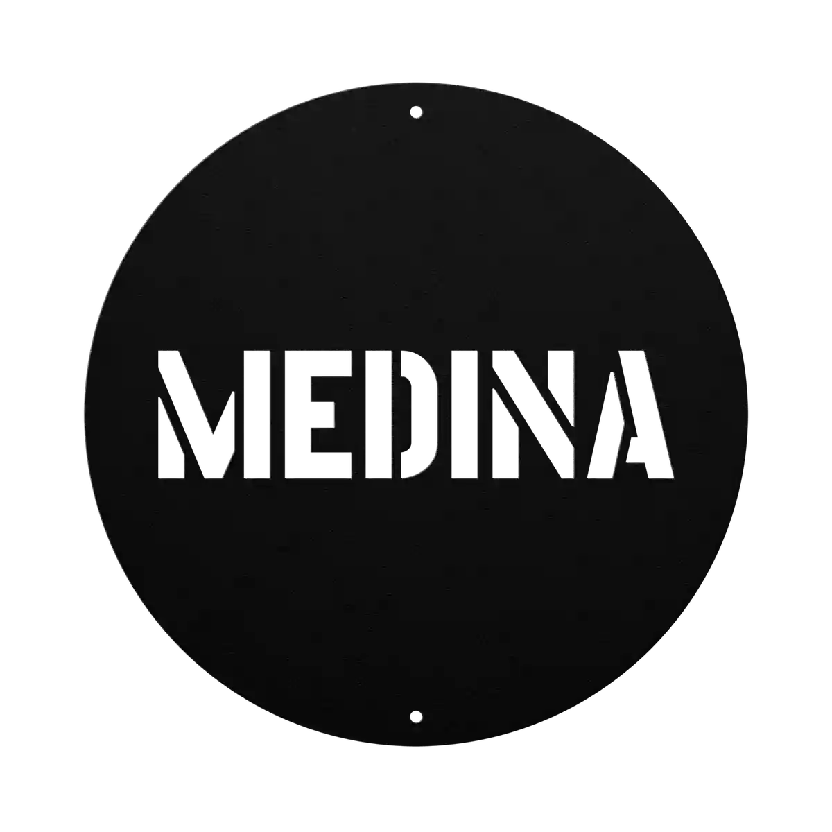 Medina Family Name Sign