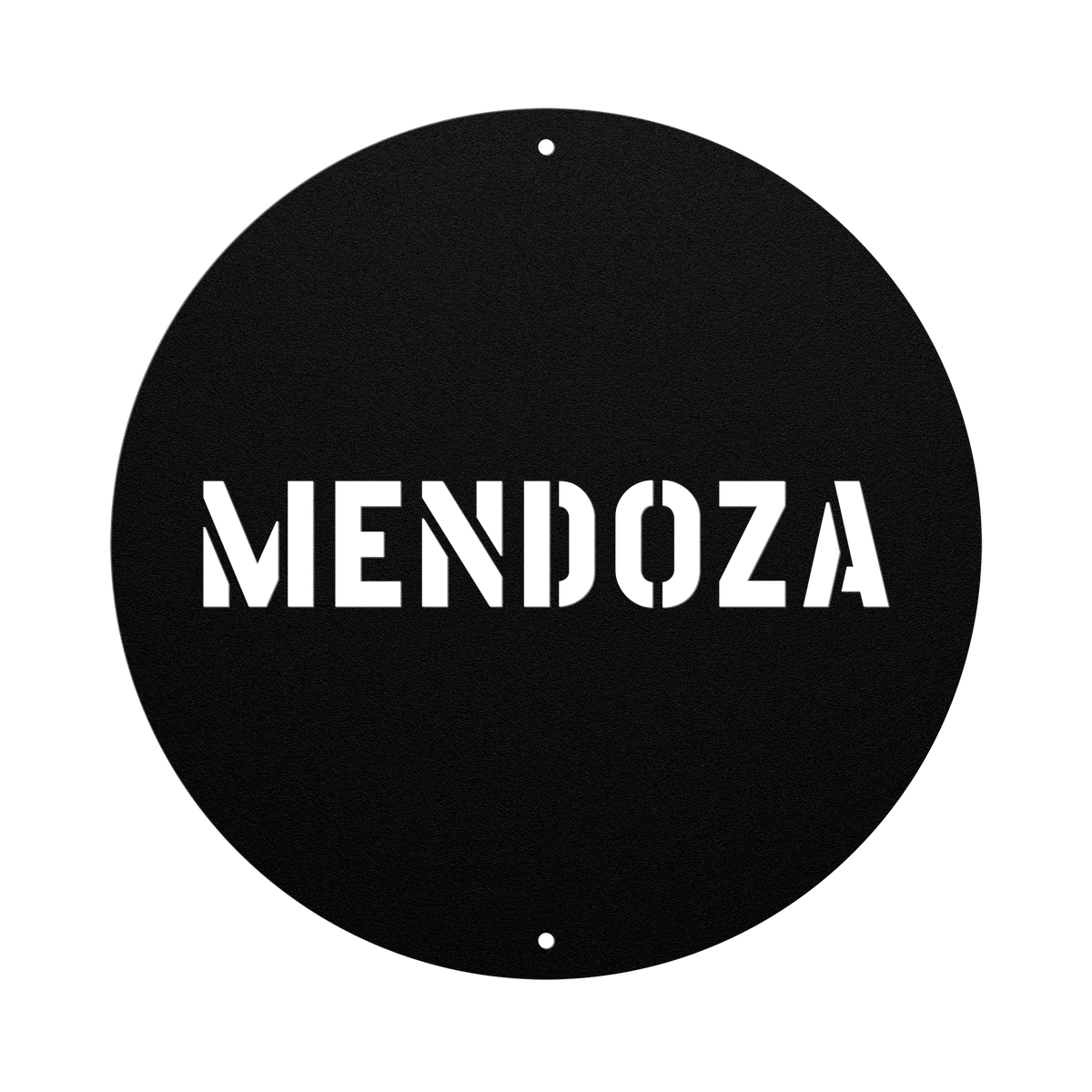 Mendoza Family Name Sign