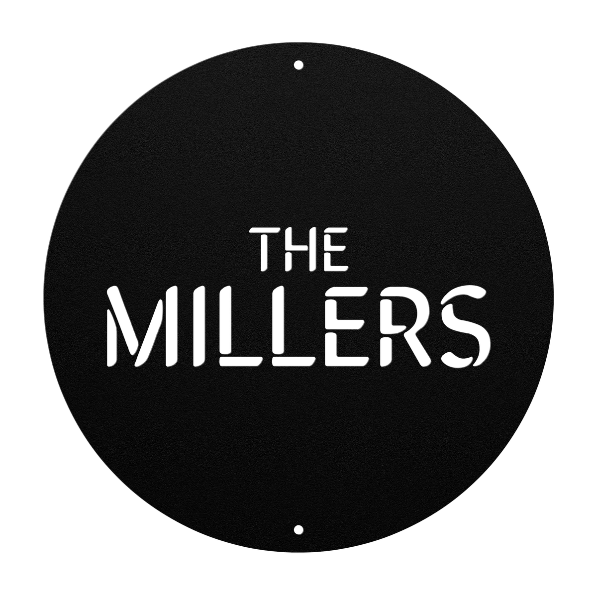 Miller Family Name Sign