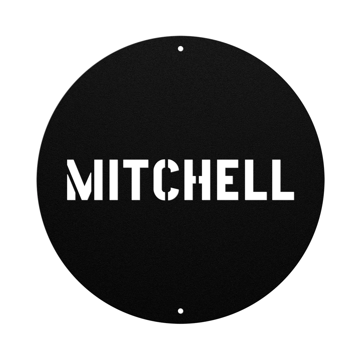 Mitchell Family Name Sign