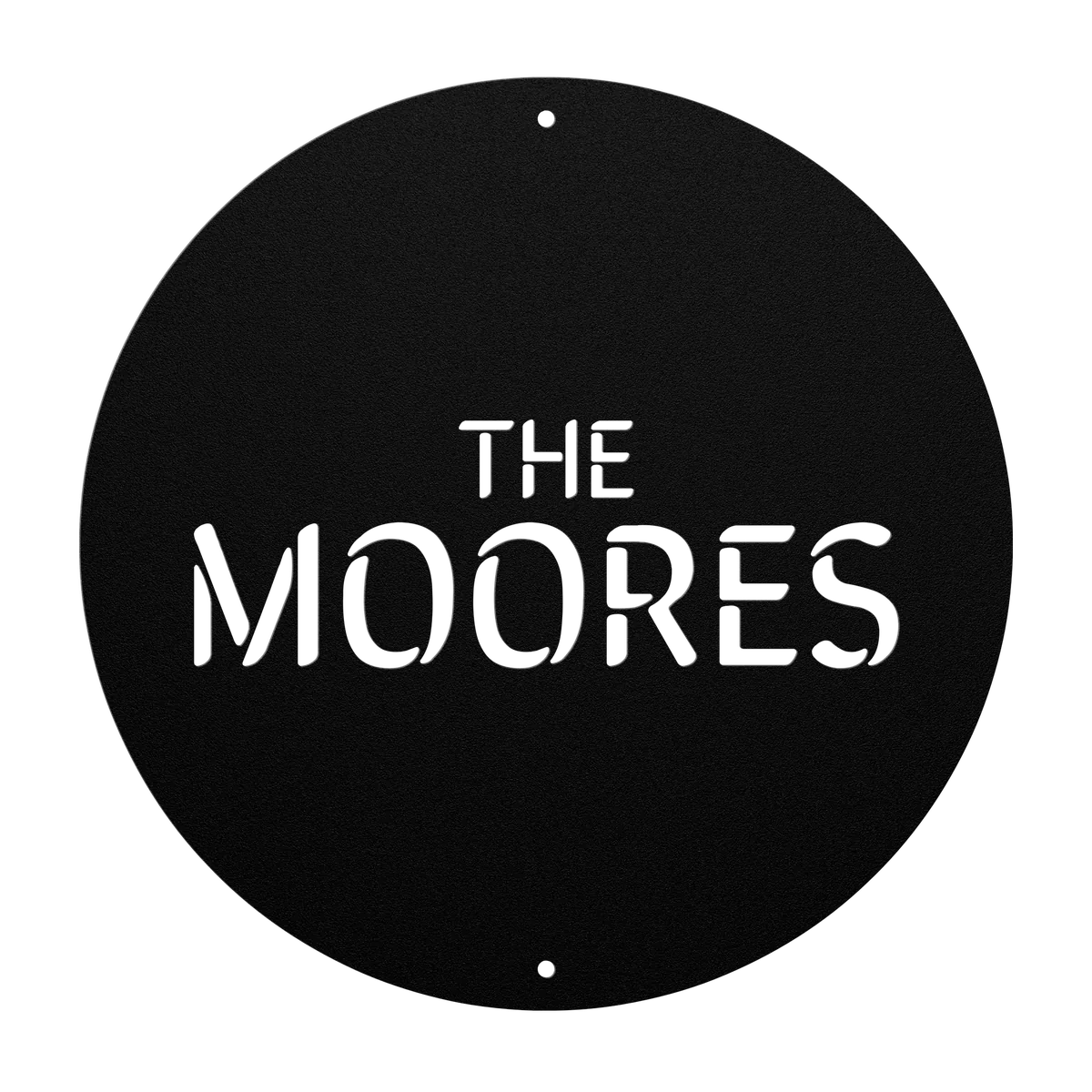 Moore Family Name Sign