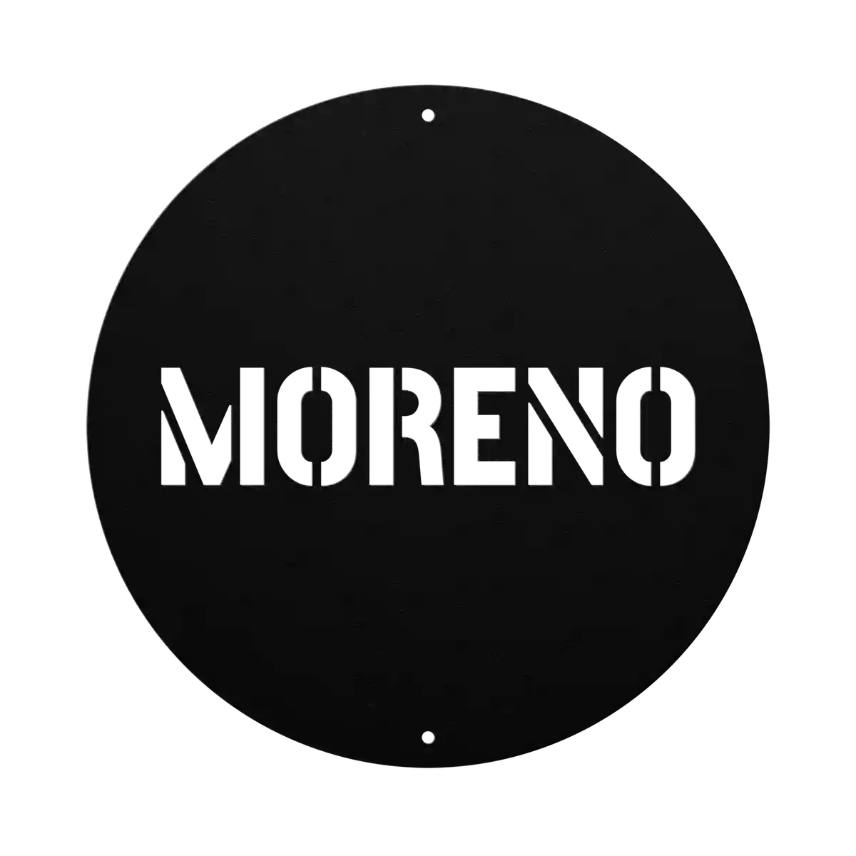 Moreno Family Name Sign