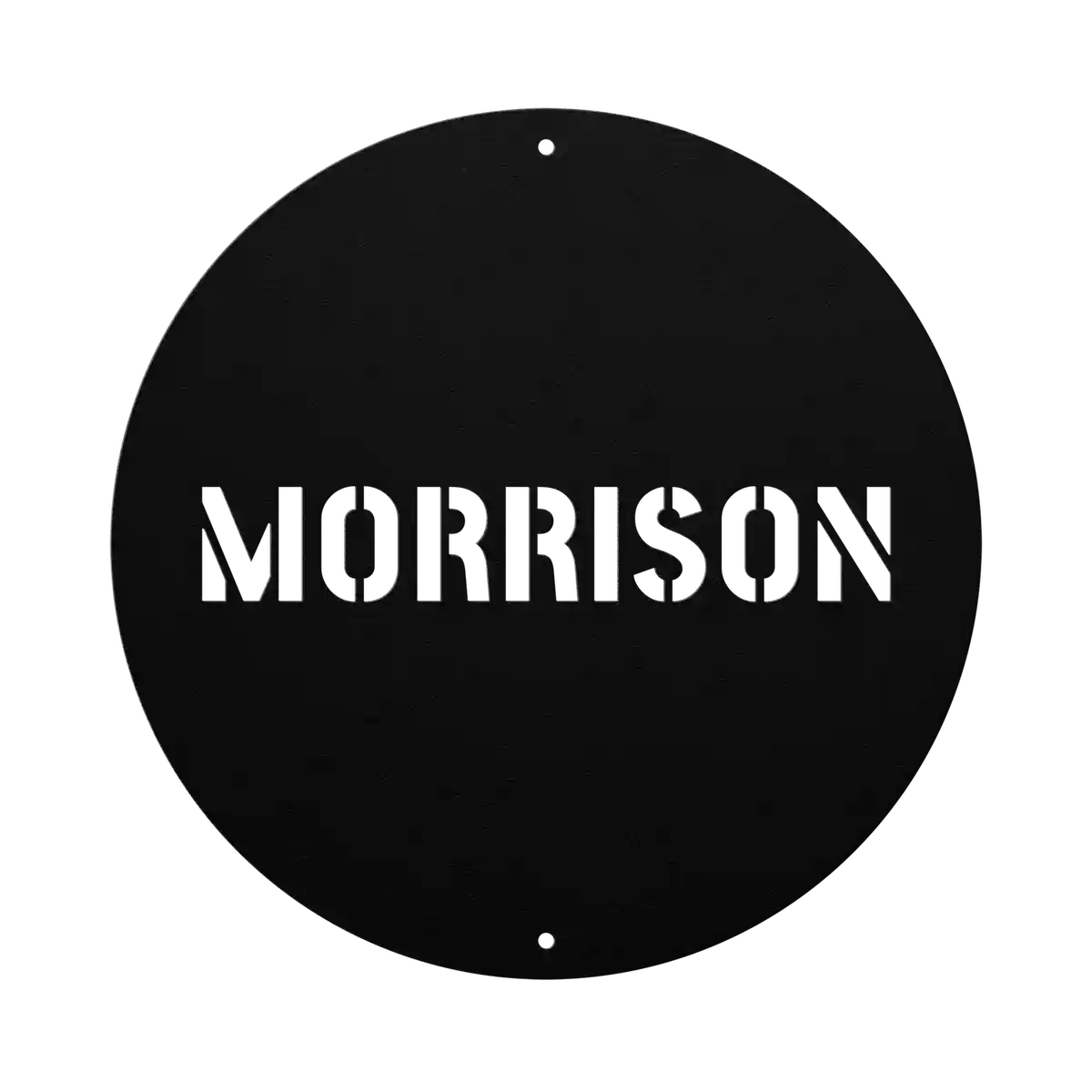 Morrison Family Name Sign