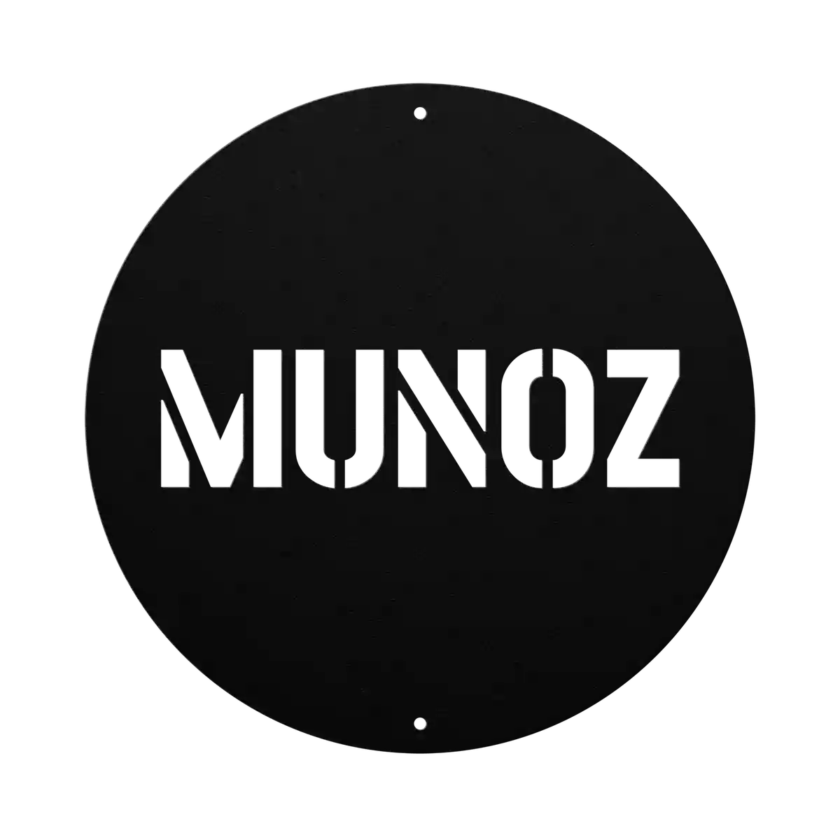 Munoz Family Name Sign