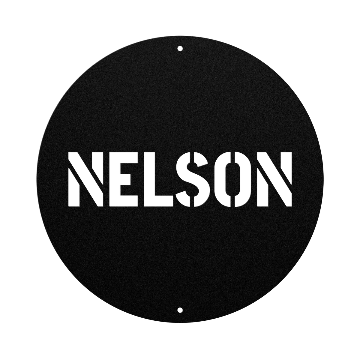 Nelson Family Name Sign