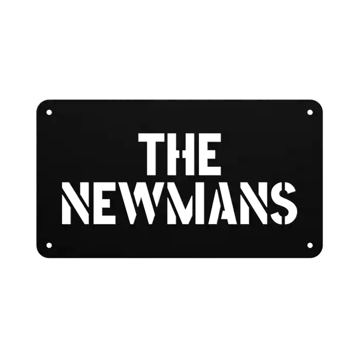 Newman Family Name Sign
