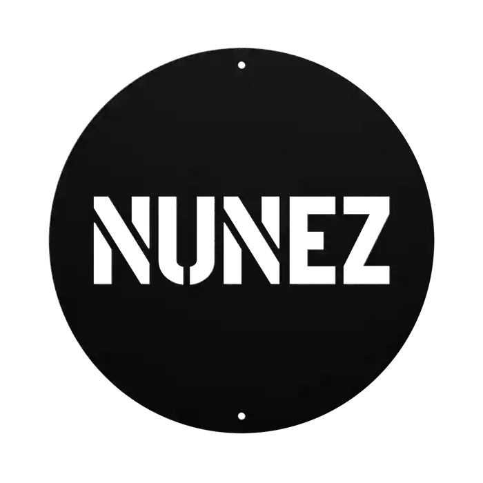 Nunez Family Name Sign