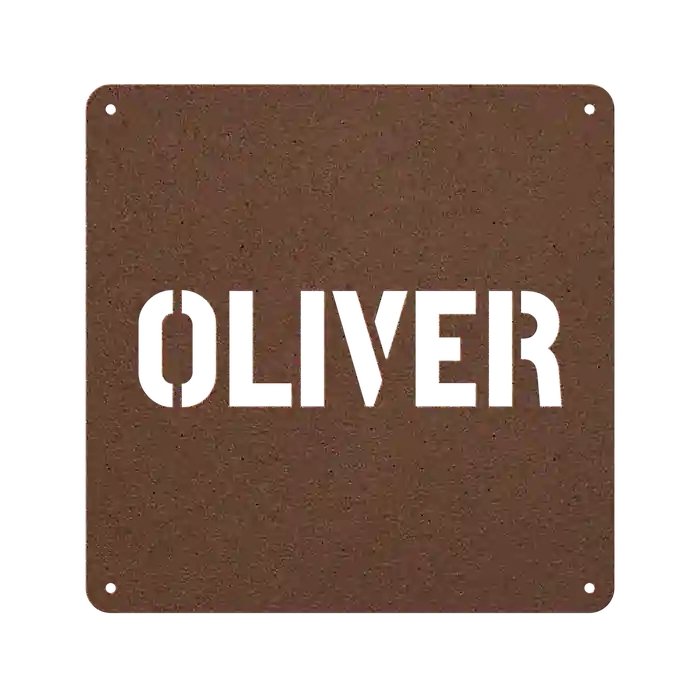 Oliver Family Name Sign