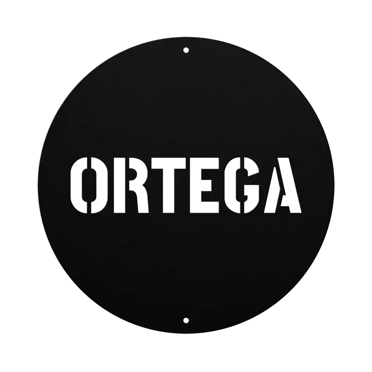 Ortega Family Name Sign
