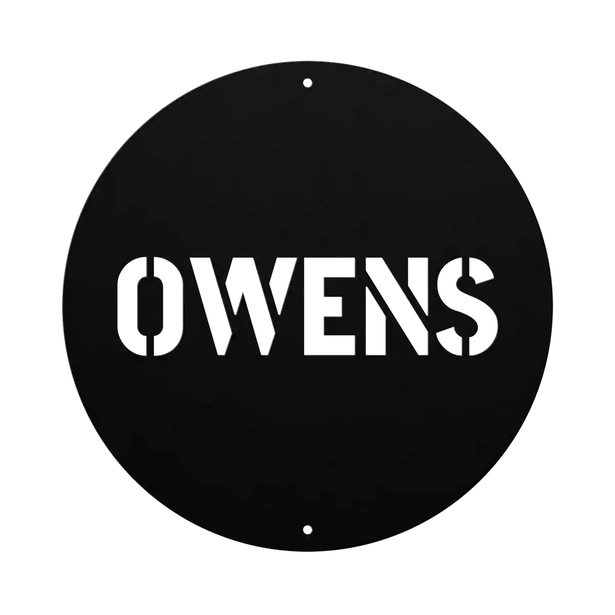 Owens Family Name Sign