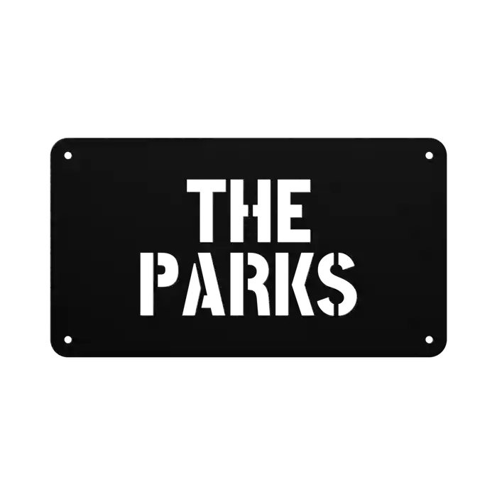 Park Family Name Sign