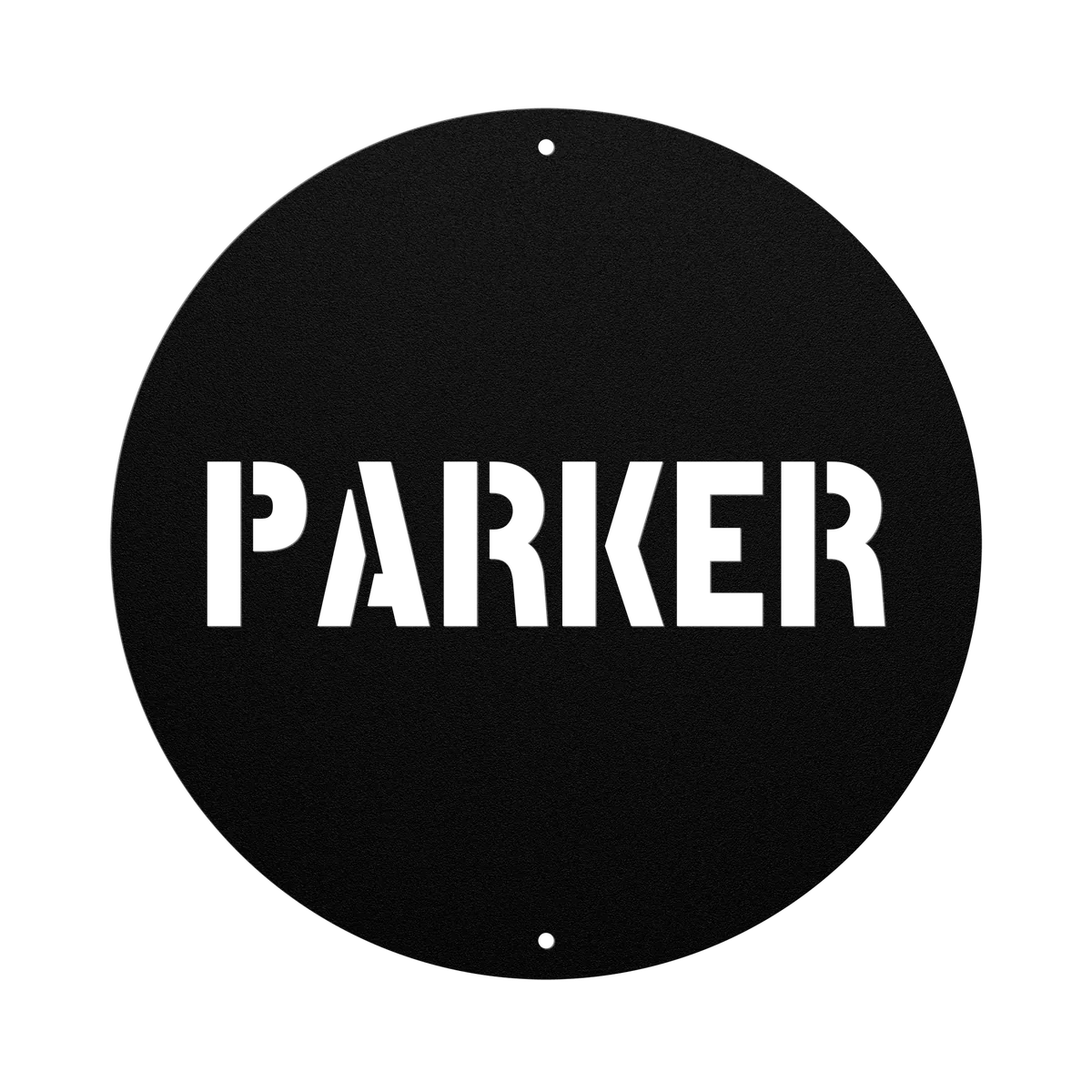 Parker Family Name Sign