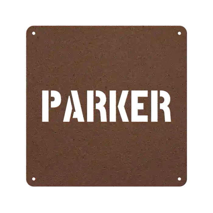 Parker Family Name Sign