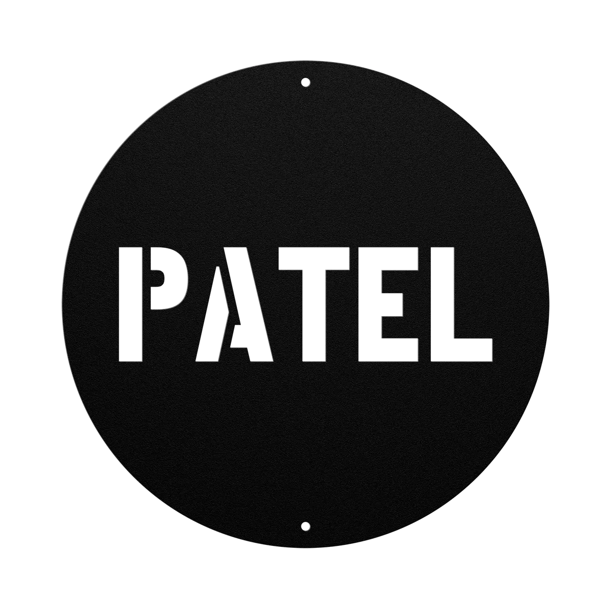 Patel Family Name Sign