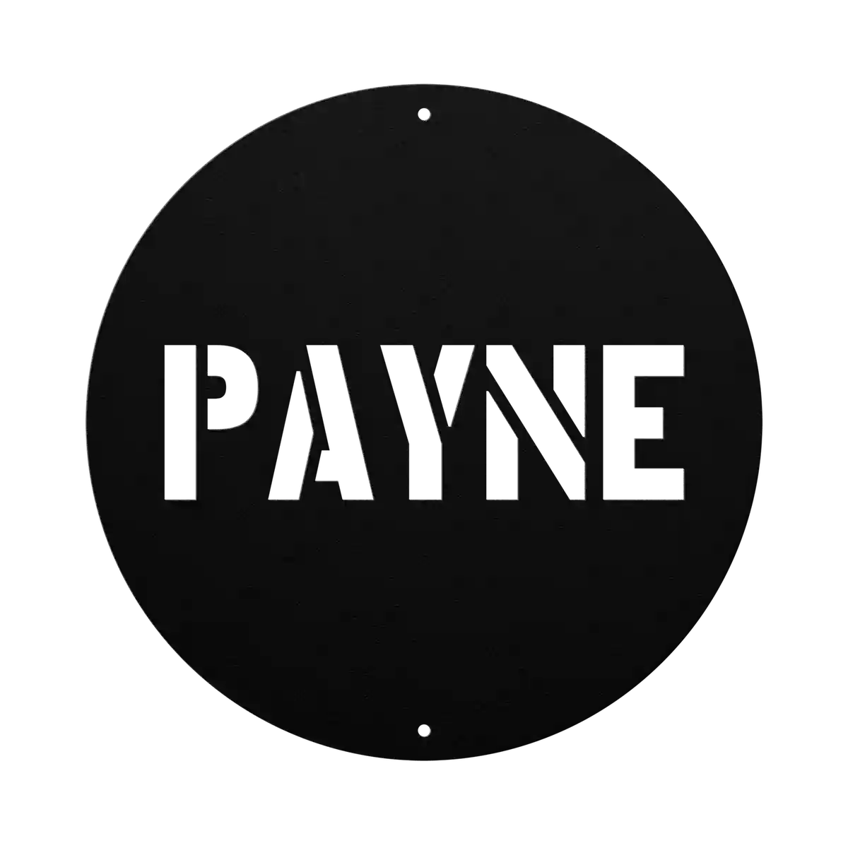 Payne Family Name Sign