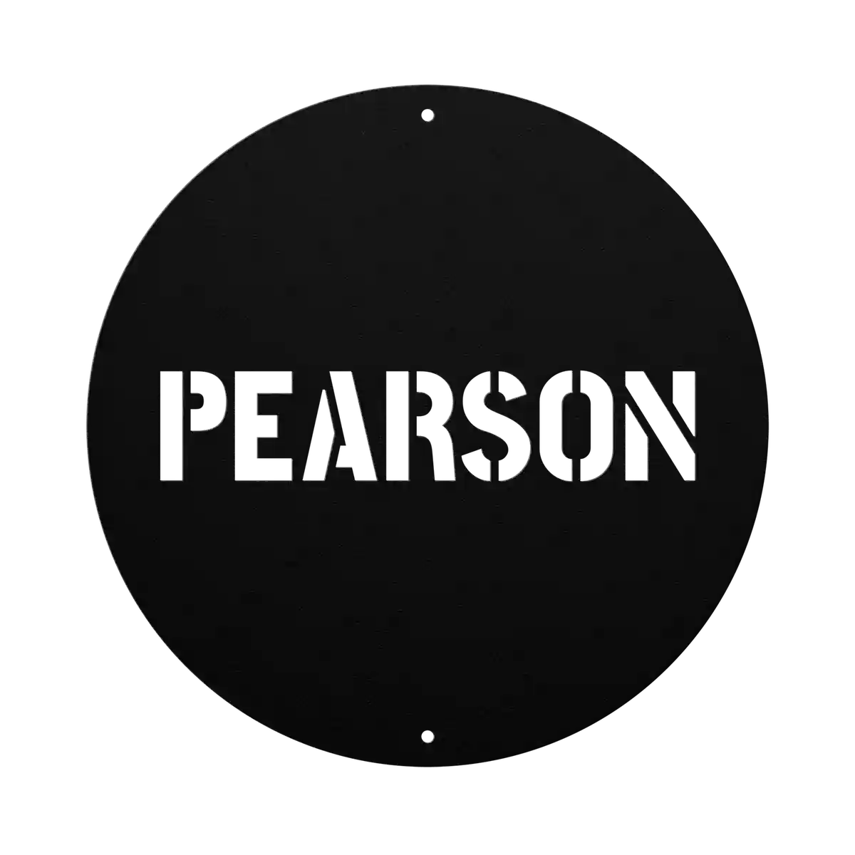 Pearson Family Name Sign