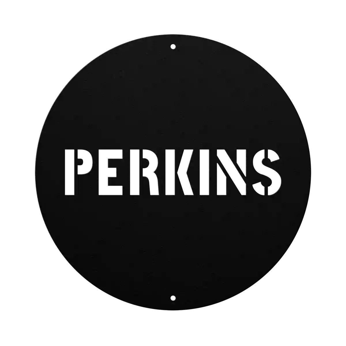 Perkins Family Name Sign
