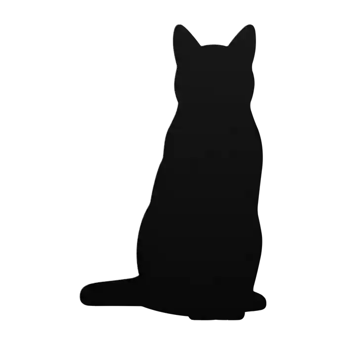 Pets Front Facing Cat Metal Sign