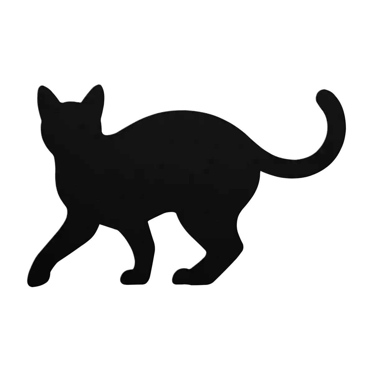 Pets Strolling Cat Metal Sign